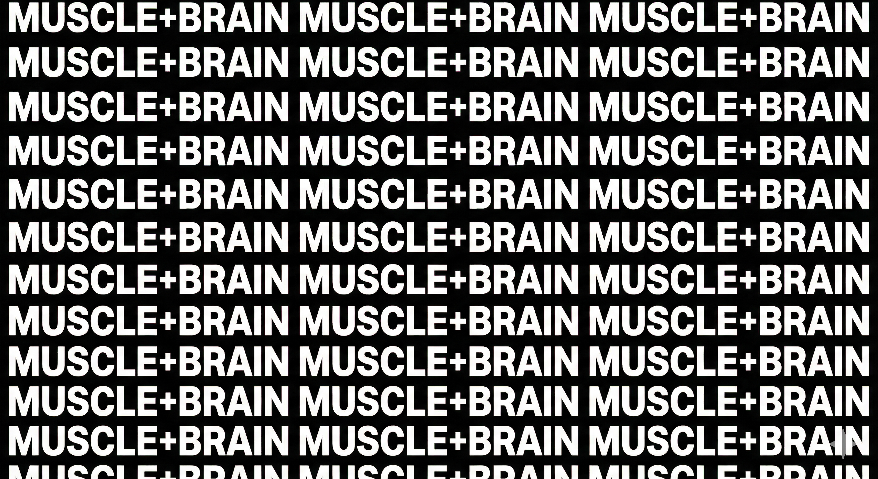 Muscle+Brain logo board